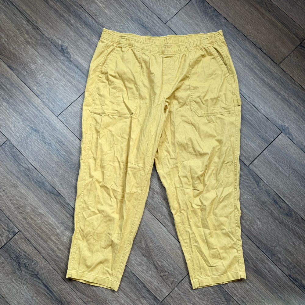 Old Navy Yellow Chinos Lightweight Casual Pants